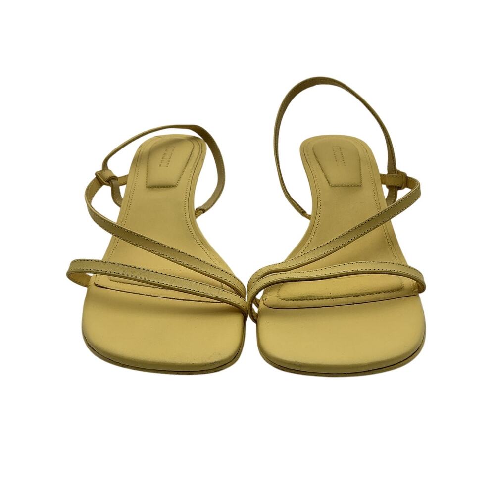 Simkhai Strappy Yellow Cedonia Kitten Heel Sandal Size 37 EU / US 7 - Picture 2 of 6